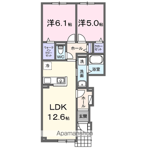 ココル101間取図