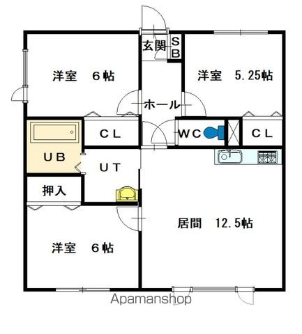 Ｃ．Ｈトヨオカ　１．６103間取図