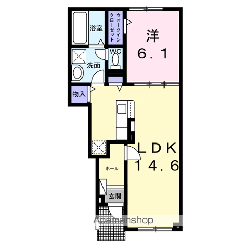 パークハイツモア103間取図