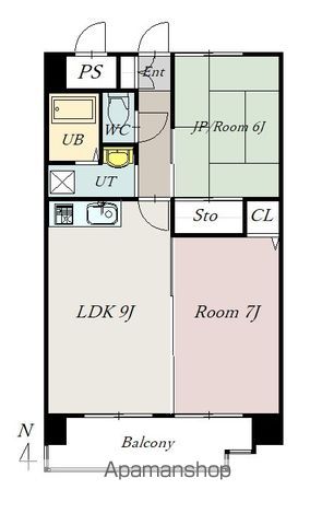 ノルテ６条通506間取図