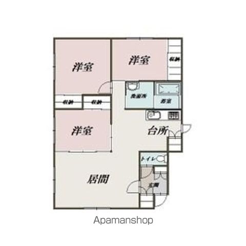 大空ハイツ1F間取図