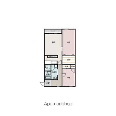 第６美園マンション　１１３号室１１３間取図