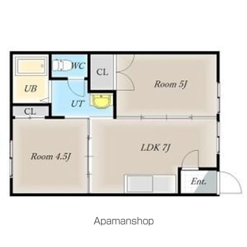 パレスエルシオン102間取図