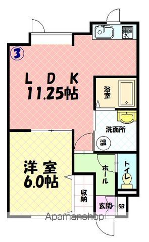 ＆’ＬＯＶＥ１０３間取図