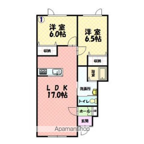 豊岡サーハウス１０１間取図