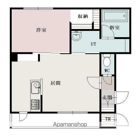 サンヴィスタ201間取図