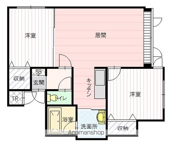 クリスタルハーモニーⅡ２０３間取図