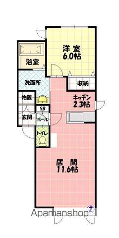 アルバⅠ２０２間取図