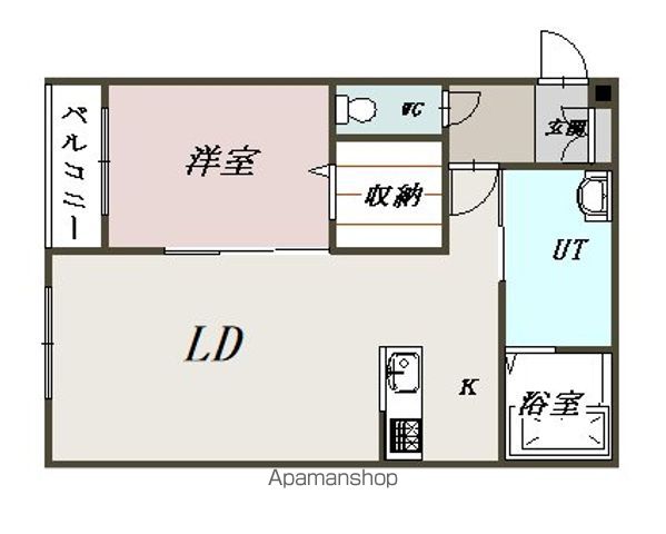 Ｈｅｒｍｉｔａｇｅ　Ｅａｓｔ（ハーミテージ　イースト）３０３間取図