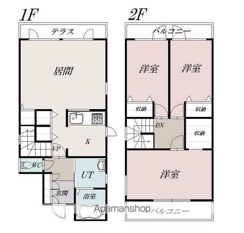 豊岡４－４真下邸貸家Ｃｚｚｚ間取図