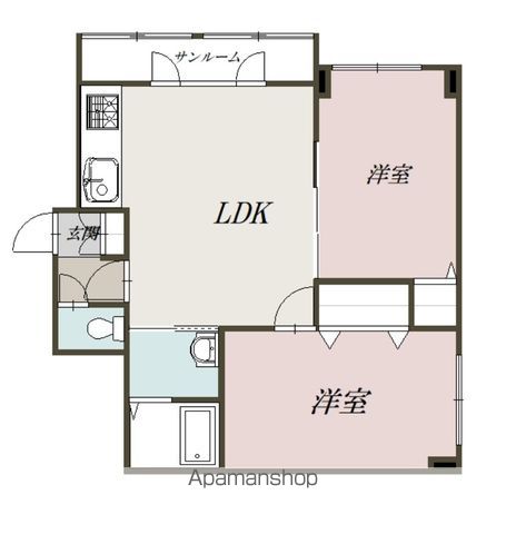 エクシード３０２間取図