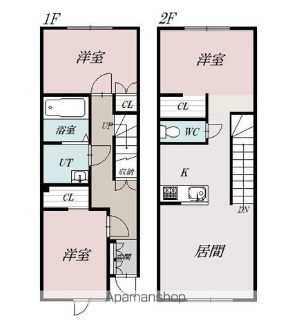 フィルグレイス神楽E間取図
