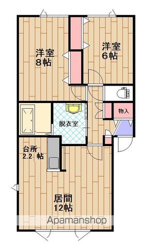 ル・ルージュ２０１間取図