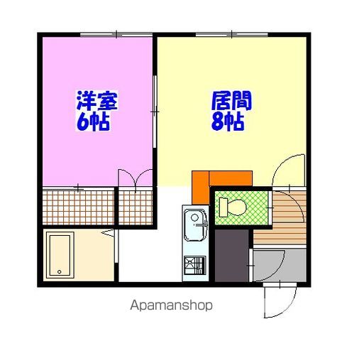 モアメームＤ間取図