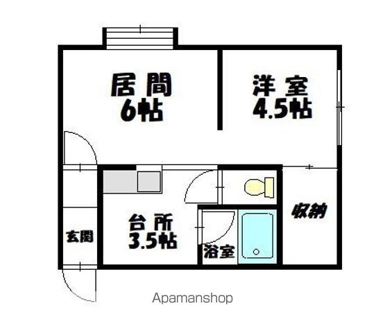 カムオン・シティー東光１０１間取図